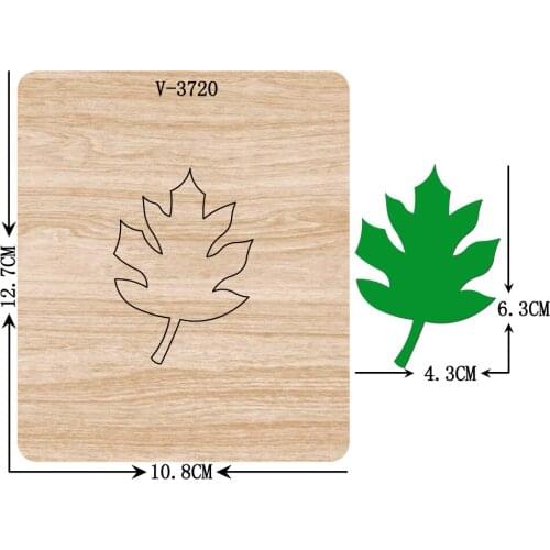 New leaf wooden dies cutting dies for scrapbooking Multiple sizes V-3720