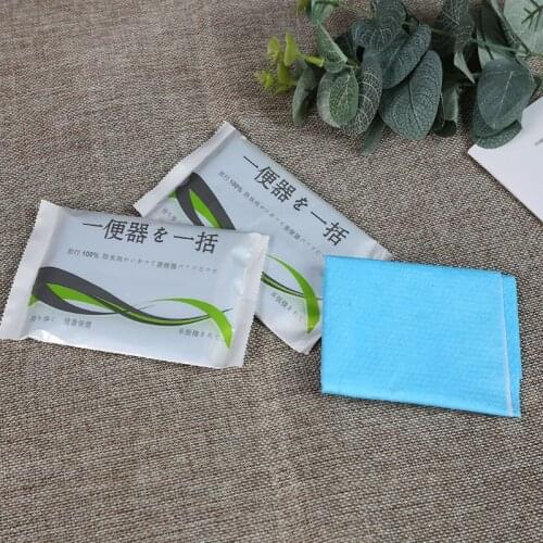 Disposable Toilet Seat Cover Waterproof Portable Travel Safety Toilet Seat Pad X4YD