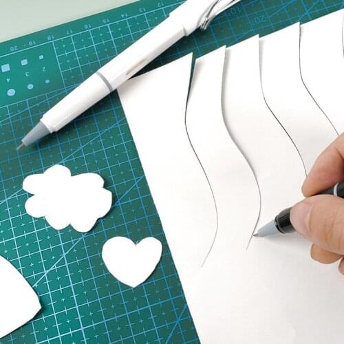 Hand Account Pen Knife Sticker Art Seal Engraving Tape Paper Cutter Stationery Office School Pen Type