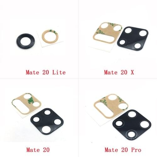 10PCS Camera Glass Lens For Huawei Mate 20 Pro 20 Lite 20 X Rear Bcak Camera Glass Cover With Adhesive Sticker Parts
