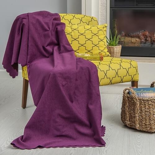 Antimacassar Woven Throw Blanket Winter %100 Chenille Thick Blankets for Beds Office Sofa Towel Quilt Good Quality Tv Blanket