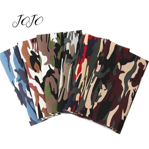 JOJO BOWS 100% Cotton Printed Fabric For Sewing 40*50cm 1pc Cloth Sheets DIY Apparel Materials Handmade Craft Bag Home Textile
