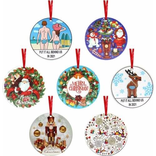 2022 Christmas Tree Pendant Unique Cute Decoration For Gift Pendant Vaccinated Pendant Christmas Tree Decor Unique Christmas Orn