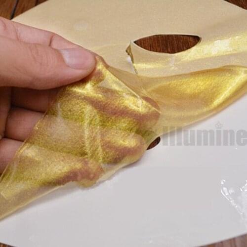 5PCS Natural Gold Collagen Skin Care Mask Water Supplement Anti Acne Aging Repair Red Blood Face Care Mask
