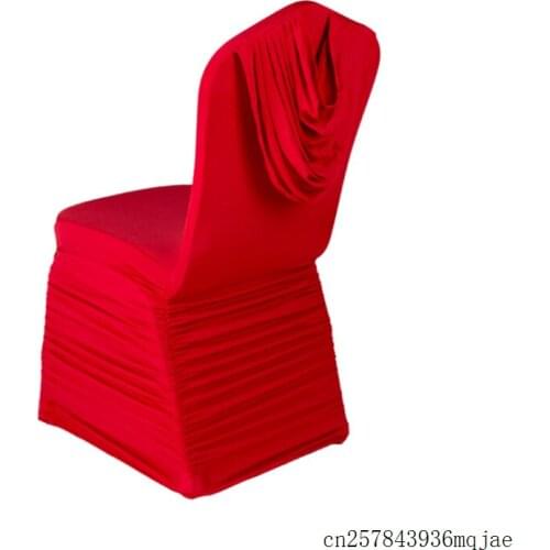 50pcs Chair Covers Seat home Textile for Banquet Restaurant Wedding Decoration