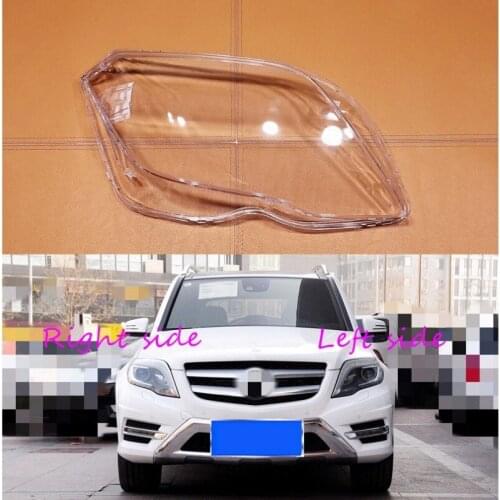 Car Headlight Lens For Mercedes-Benz GLK 2013 2014 2015 Headlamp Cover Car Replacement Front Auto Shell Cover