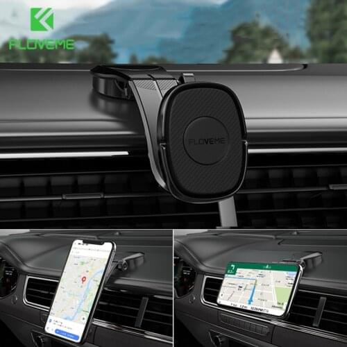 FLOVEME Magnetic Car Phone Holder For Samsung S20 A51 A71 iPhone 12 11 Pro XR 8 Phone Holder For Phone In Car Magnet Mount Stand