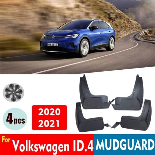 Mudflaps FOR Volkswagen ID.4 VW ID4 Mudguards Mud Flap Guard Splash Fender Car Accessories Auto Styline Front Rear 4pcs