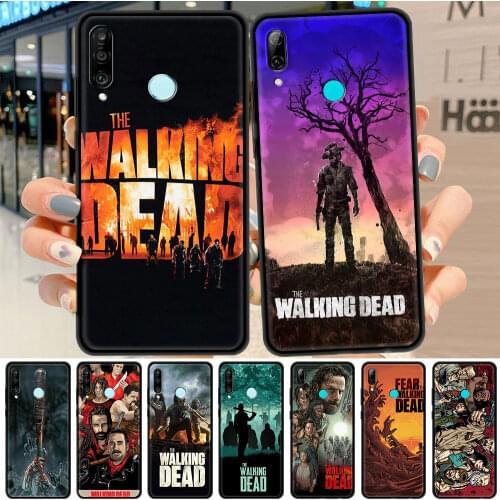 The Walking Dead Case For Huawei P30 Pro P40 Lite E P Smart Z P20 Y6 Y7 Y9 2019 Honor 20 9X 8X 8S 9S Soft Phone Cover Funda
