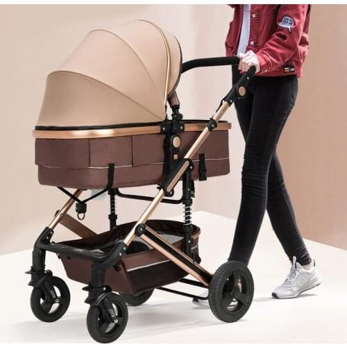 Baby stroller with car seat 2 in 1 with backpack winter fast shipping