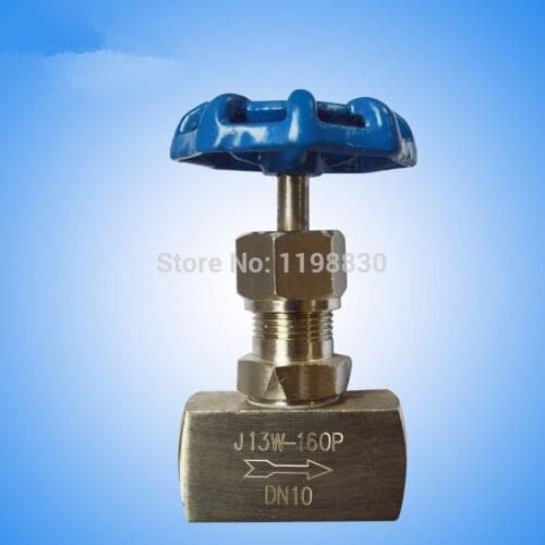 DN20 3/4" J13W 160P High Pressure Needle Valve Thread Female to Female Stainless Steel SS Cut-off Valves