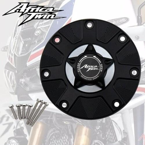 Fuel Gas Tank Cap Cover Keyless Motorcycle Accessories for HONDA CRF1000L CRF 1000L Africa Twin 2015-2019 CRF 250L CRF250L 2018