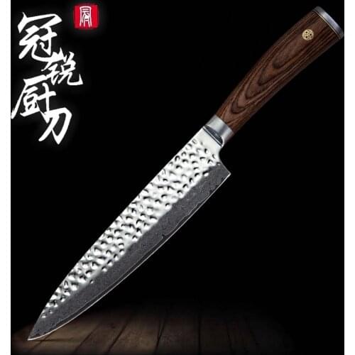 Chefs Kitchen Knives Japanese Damascus VG10 High Carbon Stainless Steel Santoku Peeling Salmon Sashimi Sushi Cooking Tools NEW