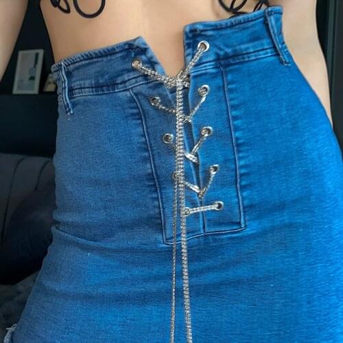 Le palais vintage Denim Skirts For Women