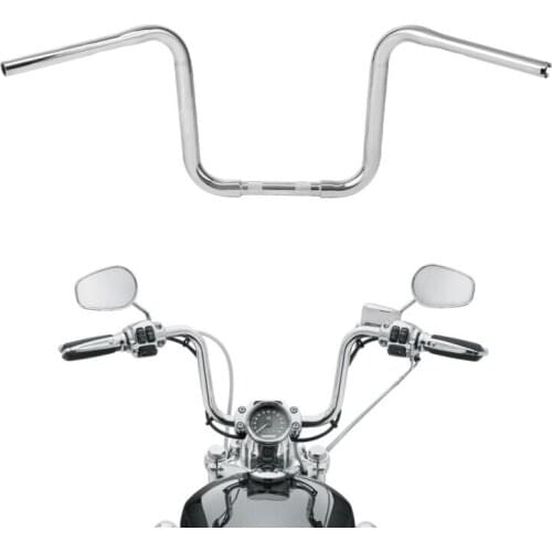 Motorcycle 11" Rise Ape Hanger 1.25" Handlebar Fit For Harley Sportster 883 1200 Big Twin 1982-2013