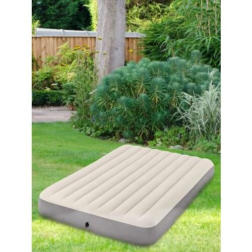 Single Air Bed Inflatable Mattress Flocking Moisture-proof Comfortable Portable Tent Bed Lunch Break Lazy Lounge Chair99x191x25c