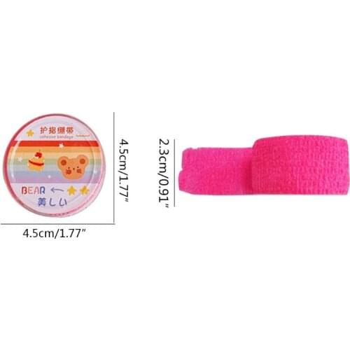 1XCB 2 PCS Finger Winding Tape Finger Bandage Good Breathability Eco-friendly Prevent Finger Calluses for students DIY Craft