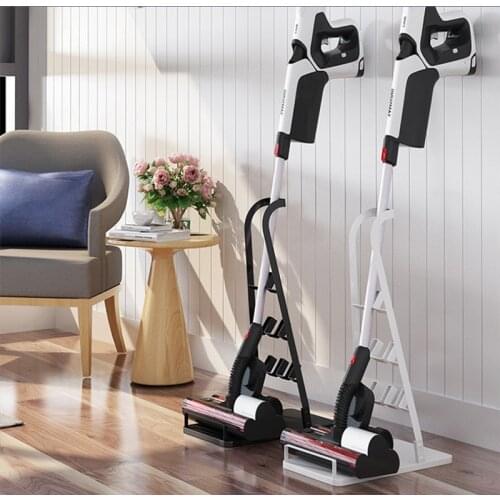 New floor detachable Tieyi vacuum cleaner shelf creative household balcony mop storage and finishing shelf