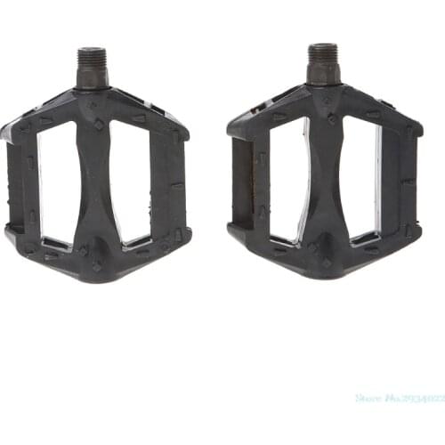 New Bicycle Pedals Reflective Plastic Cycling Anti Slip Universal Mountain Road Bike Drop Ship