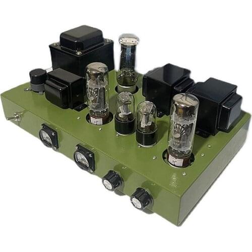New EL34 high-power fever tube tube amplifier power amplifier kit bile rectifier single-ended class A power amplifier 2*10W