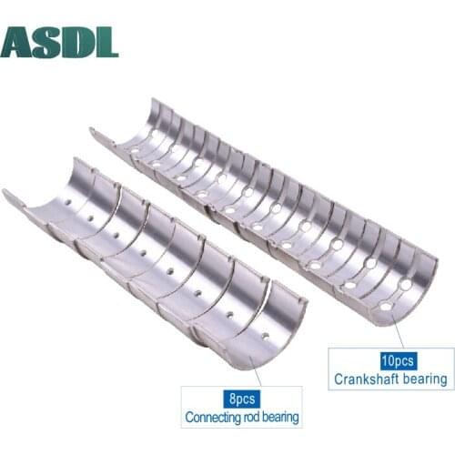 Motorcycle Engine Crankshaft Tile & Connect Rod Bearing Set STD +25 +50 +75 +100 For Yamaha XJR400 1990-1994 XJR400R 1995-2002