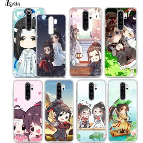 Silicone Cover Mo Dao Zu Shi Cartoon For Xiaomi Redmi Note 9 9S Max 8T 8 7 6 5 Pro 5A 4X 4 White Phone Case