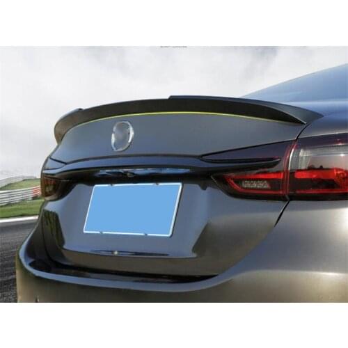 CEYUSOT For Sports Accessory Spoiler Mazda 6 2018 2019 20 Car Trunk Rear Wing Tail High Quality Abs Material Spoiler New Mazda6