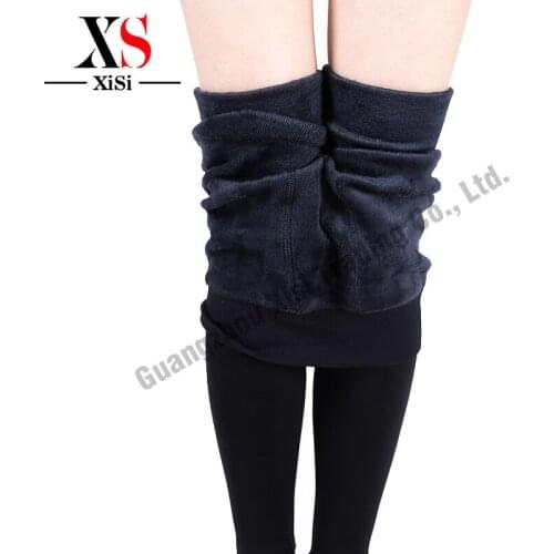 Trendy Knitting Free shipping HOT SALE 2018 winter new High elastic thicken ladys Leggings warm pants skinny pants for women