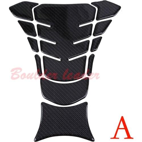 Universal Black Motorcycle Carbon Fiber Tank Pad Fuel Oil Gas Cap Protector Sticker Decal Cover Fish Bone For Yamaha For Aprilia
