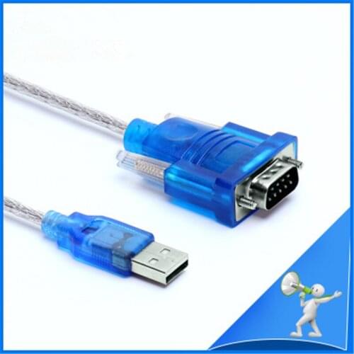 HL-340 USB to RS232 COM Port Serial PDA 9 Pin DB9 Cable Adapter Support Windows7-64 Convertor Connector