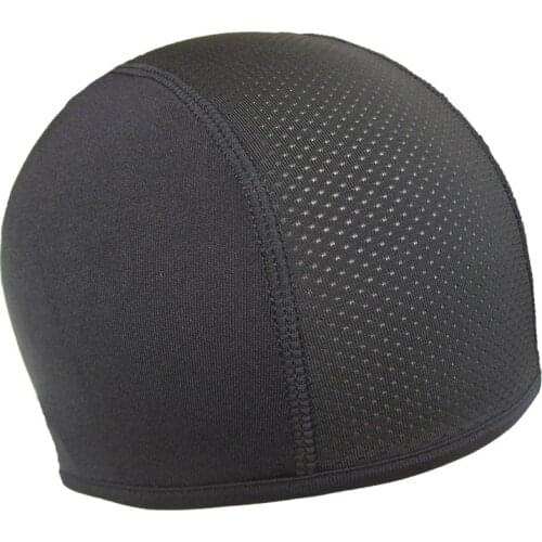 Sweat-Wicking Under Helmet Liner Cap Sports Cycling Running Skull Hat Sun Protection Headwear Helmet Inner Pad