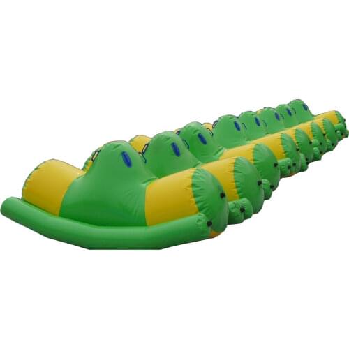 Inflatable seesaw game toy amusement play