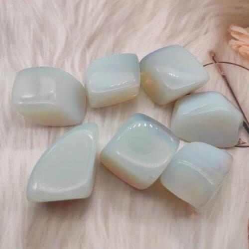 200g Opal Bonsai Decor Crystal DIY Jewelry Collectibles Crystal Gem Natural Tumbled Stone Polished Gemstone Reiki Healing