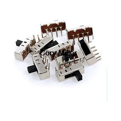 3 Position Single Pole Three Throw 1P3T On/On/On Mini Slide Switch 4 Pin