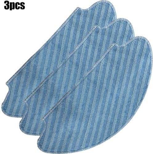 3Pcs Microfiber Mop Cloth For Rowenta Explorer Series 20 Robotic Vacuum Cleaner Mopping Cloths Household Sweeper Cleaning Pads
