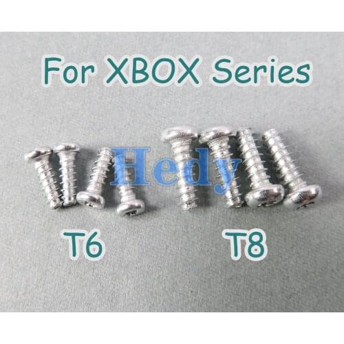 50pcs Silver For XBOX Series T8 T6 Screws (Torx) Security Replacement Screws Set for XBOX Series s x Controllers handle screw