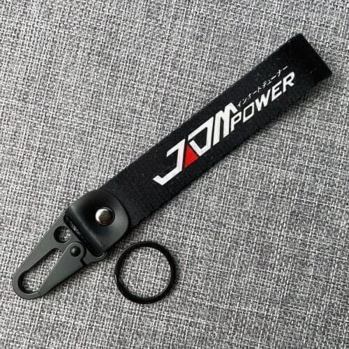 JDM Motorcycle Accessories Embroidery Keychain Key Ring Key chain keyring