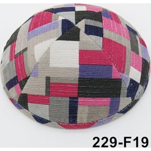 Kippot Kippa Kippah Kipa Skullies Corduroy Yarmulke 19cmBeanies JewishHat SkullCap