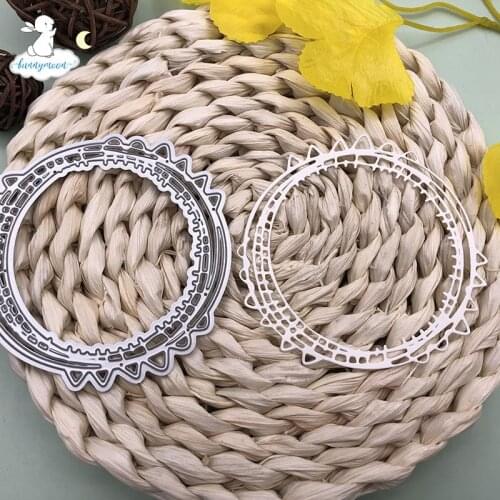 Bunnymoon Zigzag Metal Cutting Dies 3D DIY Scrapbooking Carbon Sharp Craft Die Photo Invitation Cards Decoration