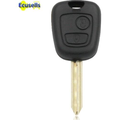 2 Button Remote Key Fob Case shell For Citroen Xsara Picasso Berlingo SX9 uncut blade