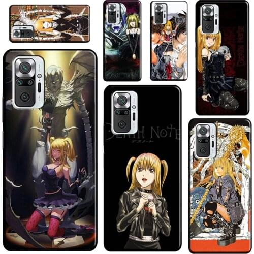 Rem and Misa Death Note Anime For Xiaomi Redmi Note 10 9 Pro 8T 9S Note 7 8 Pro Case For Redmi 9 7A 8A 9A 9C 9T Cover