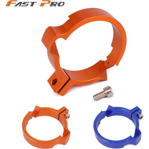 CNC Aluminum Exhaust Muffler Pipe Clamp Adaptation Flange For KTM SX250 EXC250 EXC300 Two Stroke 2017 2018 2019 2020 Motorcycle