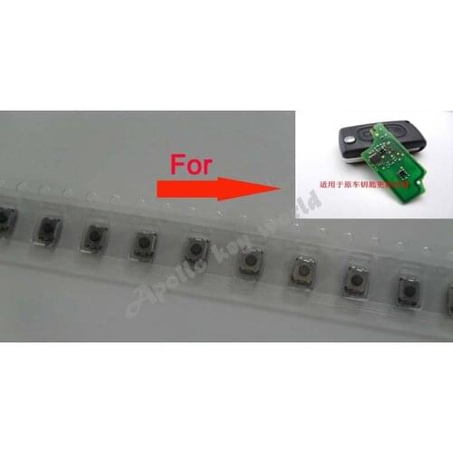 Micro Switch Button For Peugeot & Citroen Car Remote Keys Tactile Push Button