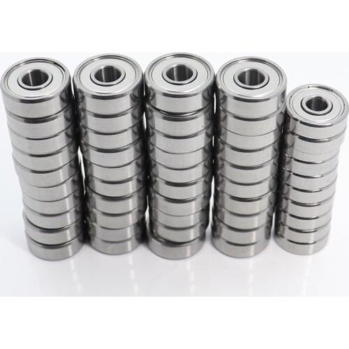 50Pcs Set Bearing 606zz 40PCS + 625zz 10PCS F695RS 40PCS +625RS 10PCS ABEC-5 Ball Bearings For VORON Mobius 2/3 3D Printer