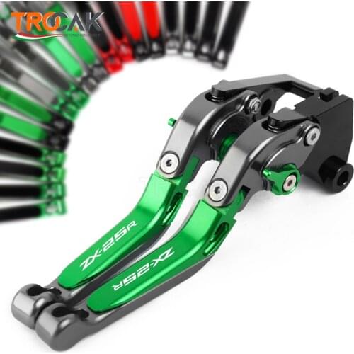 Motorcycle CNC Aluminum Foldable Adjustable Clutch Brake Levers For KAWASAKI Ninja zx25r ZX-25R 2020 2021