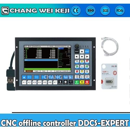DDCS-EXPERT-3/4/5 Axis CNC offline independent controller supports closed-loop/ATC stepper driver to replace DDCSV3.1