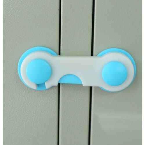 Plastic Wardrobe Cabinet Lock Baby Child Safety Protection Kids Safe Lock for Refrigerators Baby Security Drawer Closet Latches