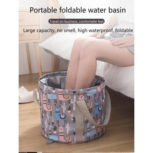 Portable foldable water basin large capacity outdoor home multi-functional foldable bucket bathtub bag hot tub foot bath sauna