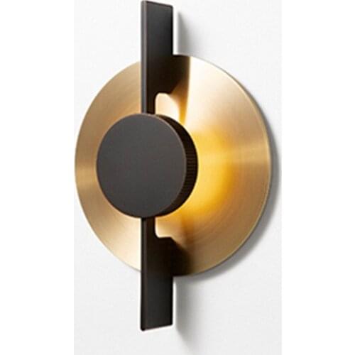 Light luxury iron designer wall lamp personality northern Europe modern simple living room Corridor Hotel Project