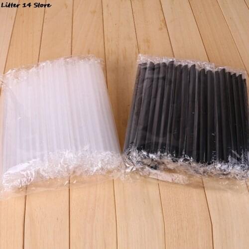 100pcs 7.5" Huge Milkshake Straws Pearls Boba MilkTea Smoothie Drinking Party